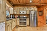 Stocked Kitchen Area 